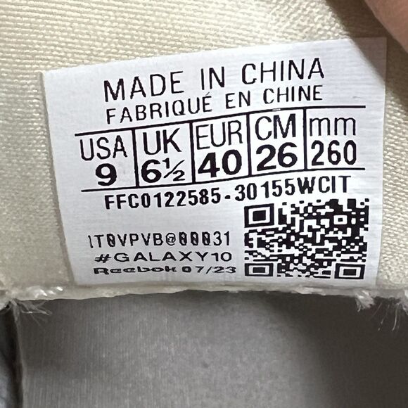 Reebok Shoes Women's Size 9 Galaxy 10 Comfort Footbed Ortholite Casual Sneaker - Picture 5 of 11